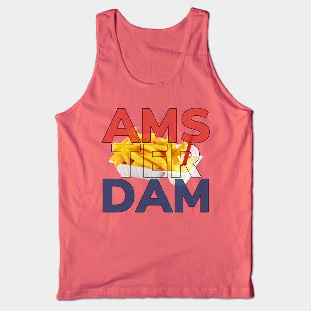 French fries Amsterdam Holland Tank Top by bobdijkers